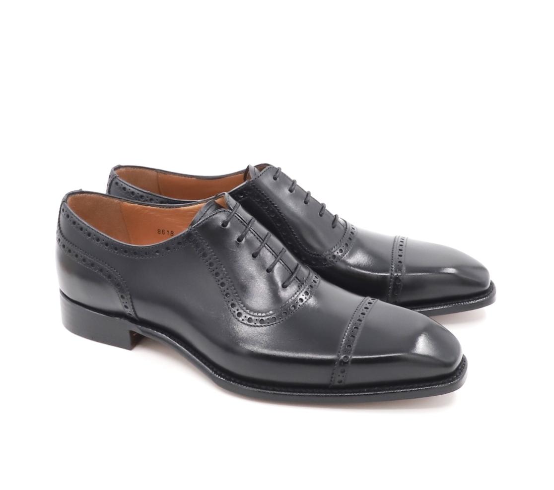 Chaussures Wingtip Brogue - Alexander Anilina Daf Noir