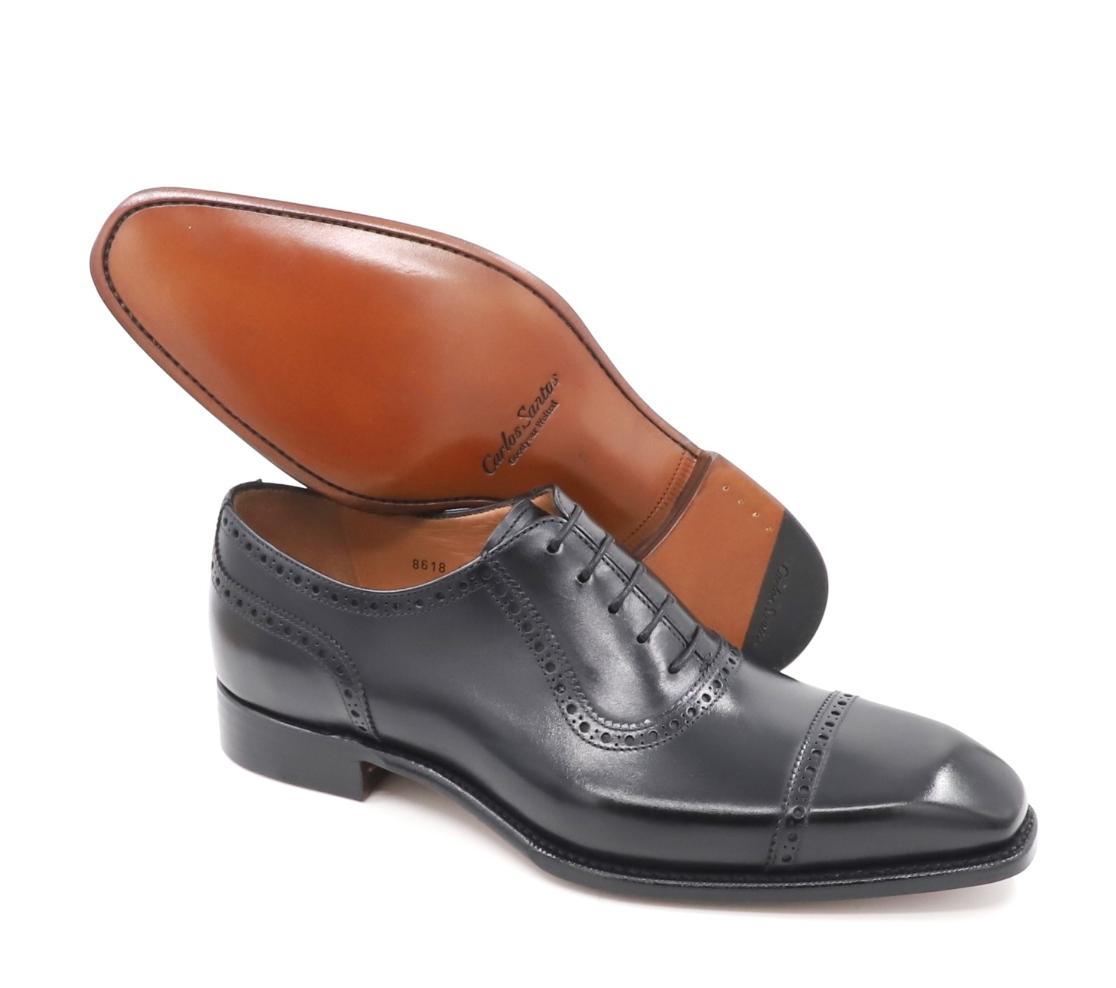 Chaussures Wingtip Brogue - Alexander Anilina Daf Noir