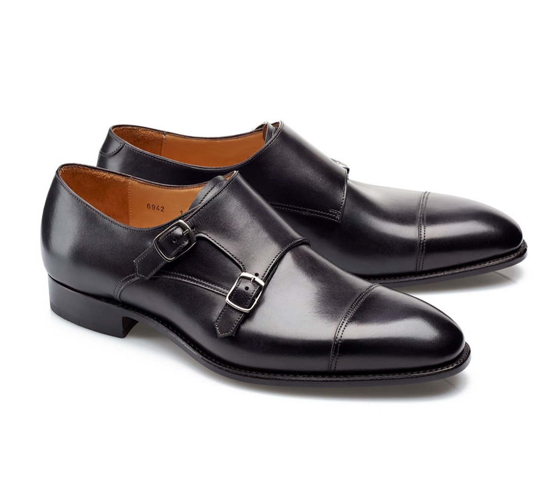 Chaussures Double Buckle - Andrew Noir Shadow