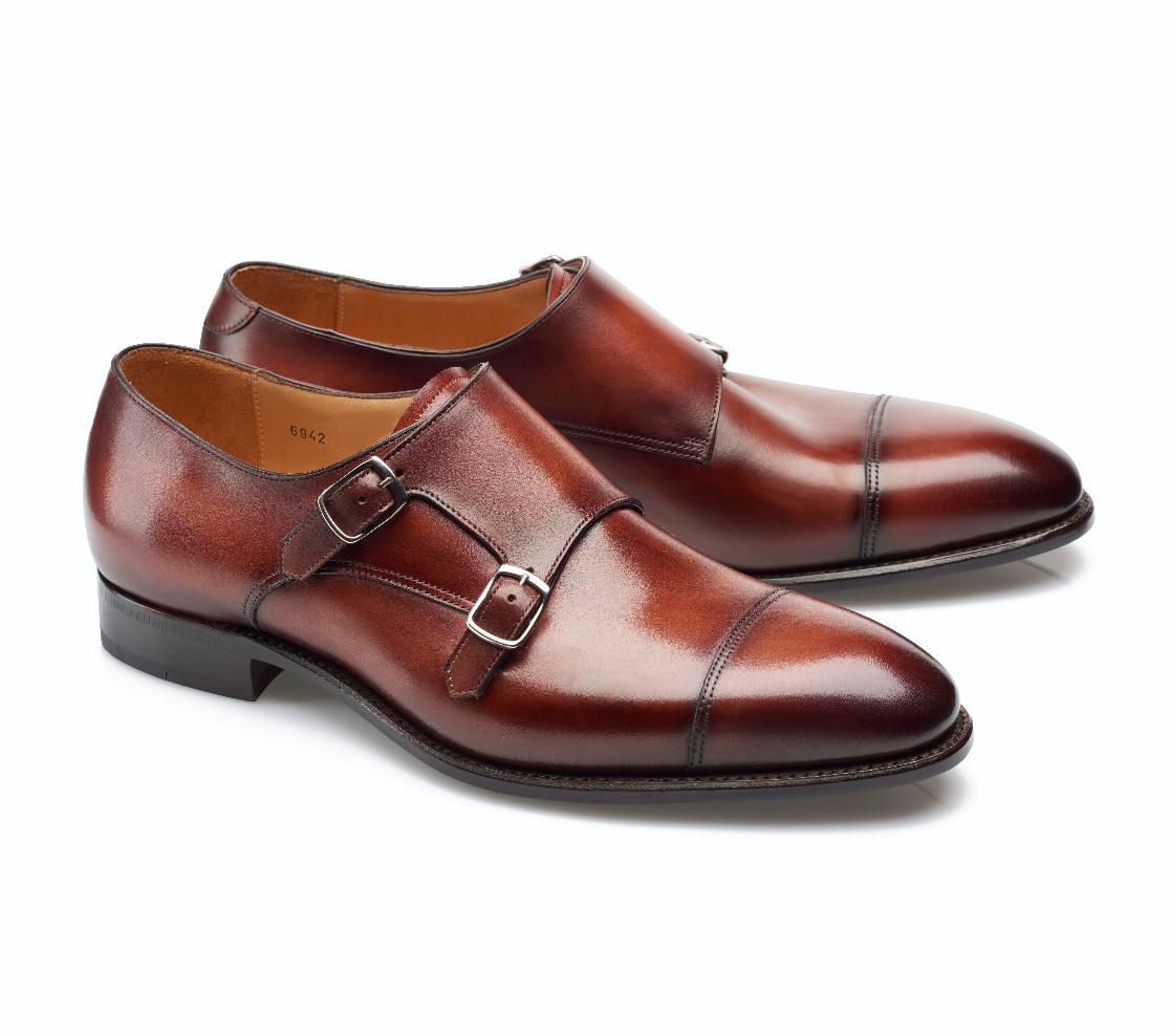 Double Buckle Shoes - Andrew Wine Shadow