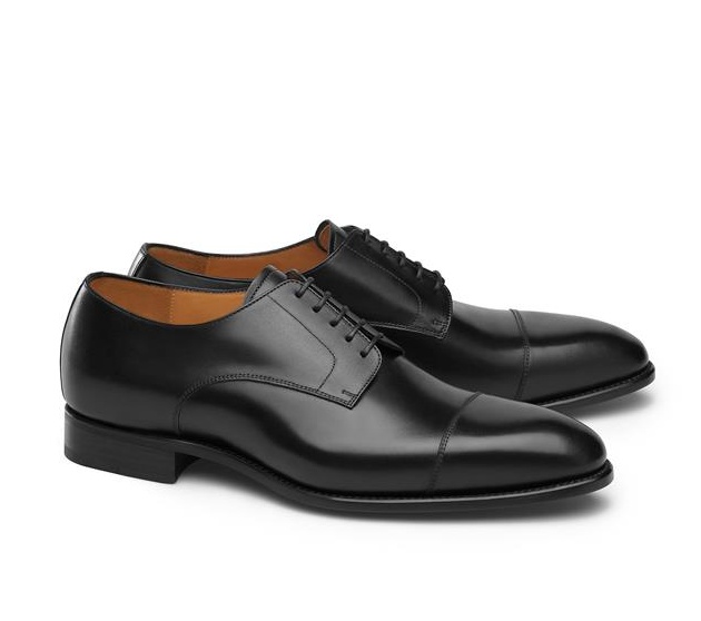 Sapatos Cap Toe - Anthony Black Shadow Sapatos Cap Toe - Anthony Black Shadow