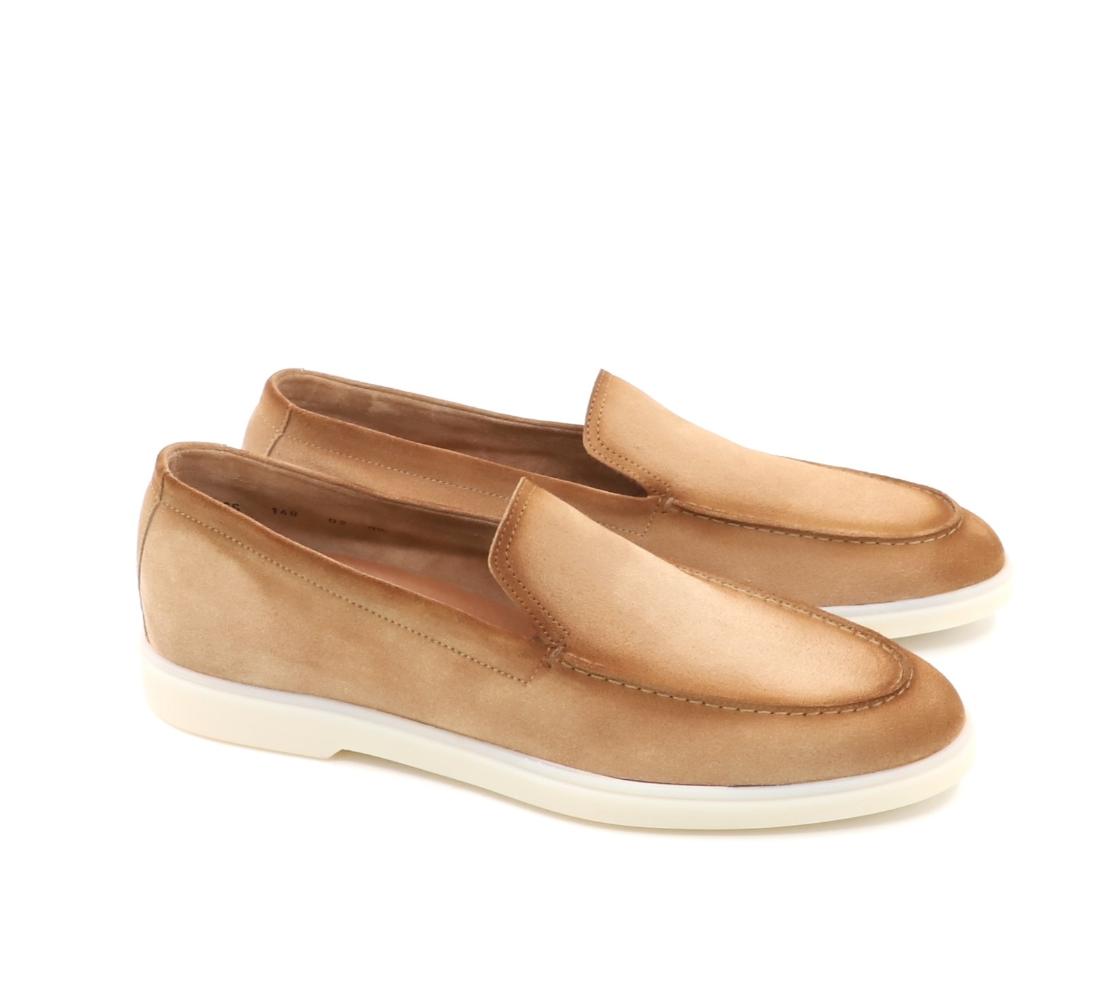 Leather Sneakers - Atlas Camurça Sonia Tobacco
