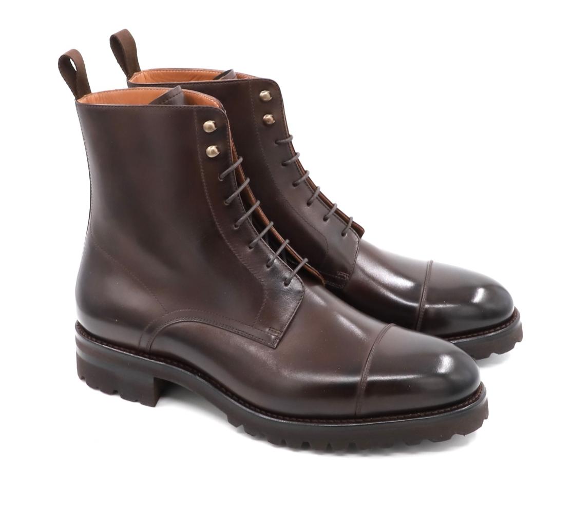 Botas com Atacadores - Benedict Souple Daf Marron