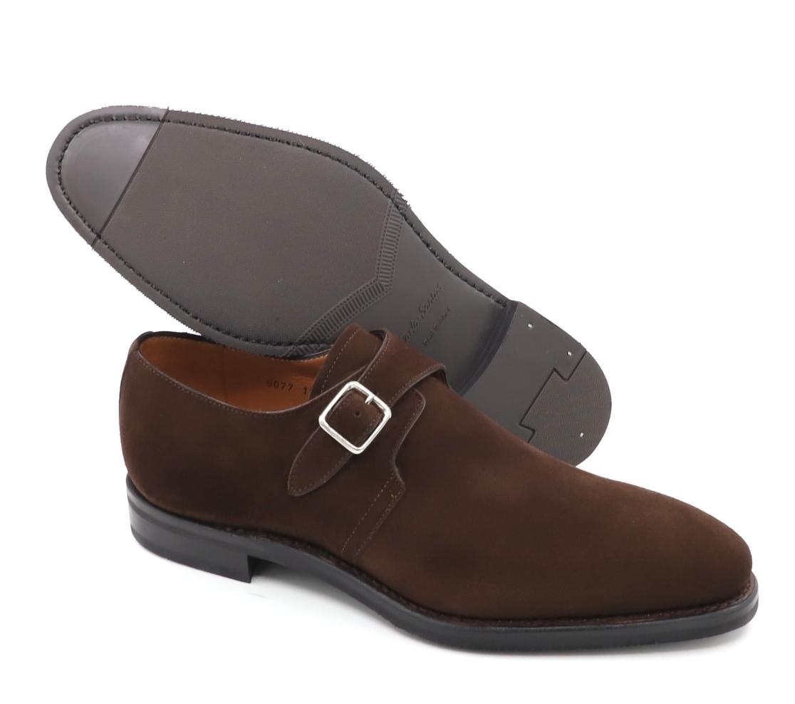 Single Buckle Shoes - Benedict Camurça Fox Ebano