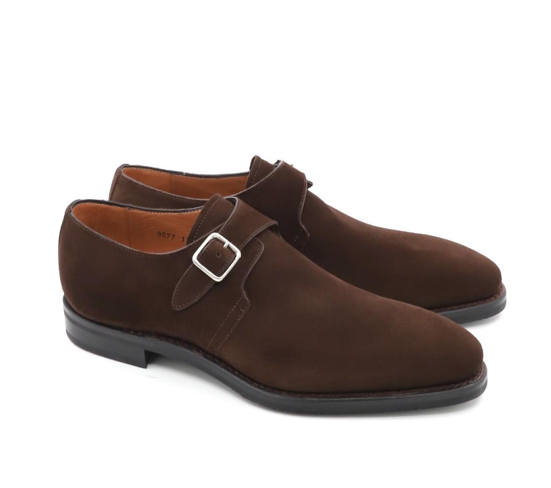 Single Buckle Shoes - Benedict Camurça Fox Ebano