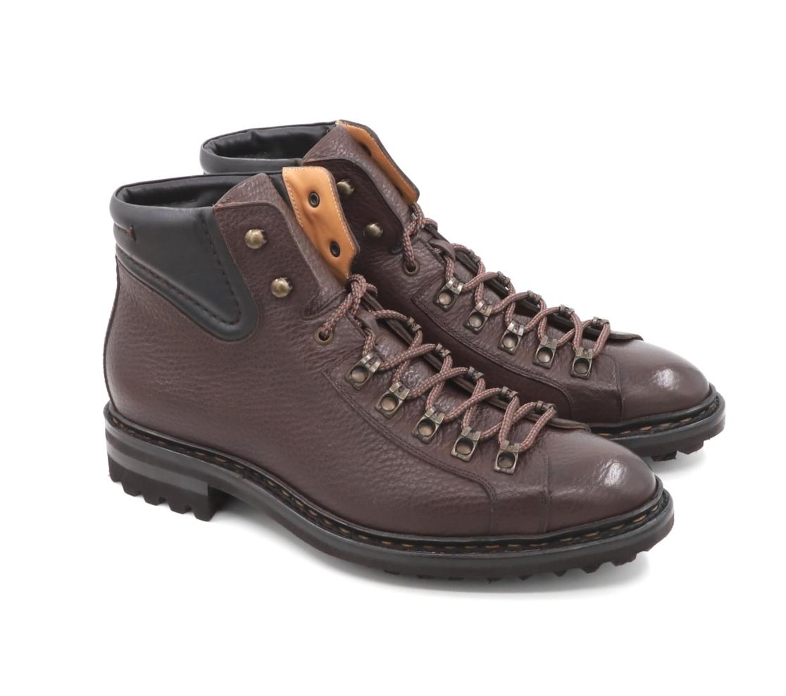Lace-Up Boots - Bexon Rustic Inc Brown-Nappa Mast 8582