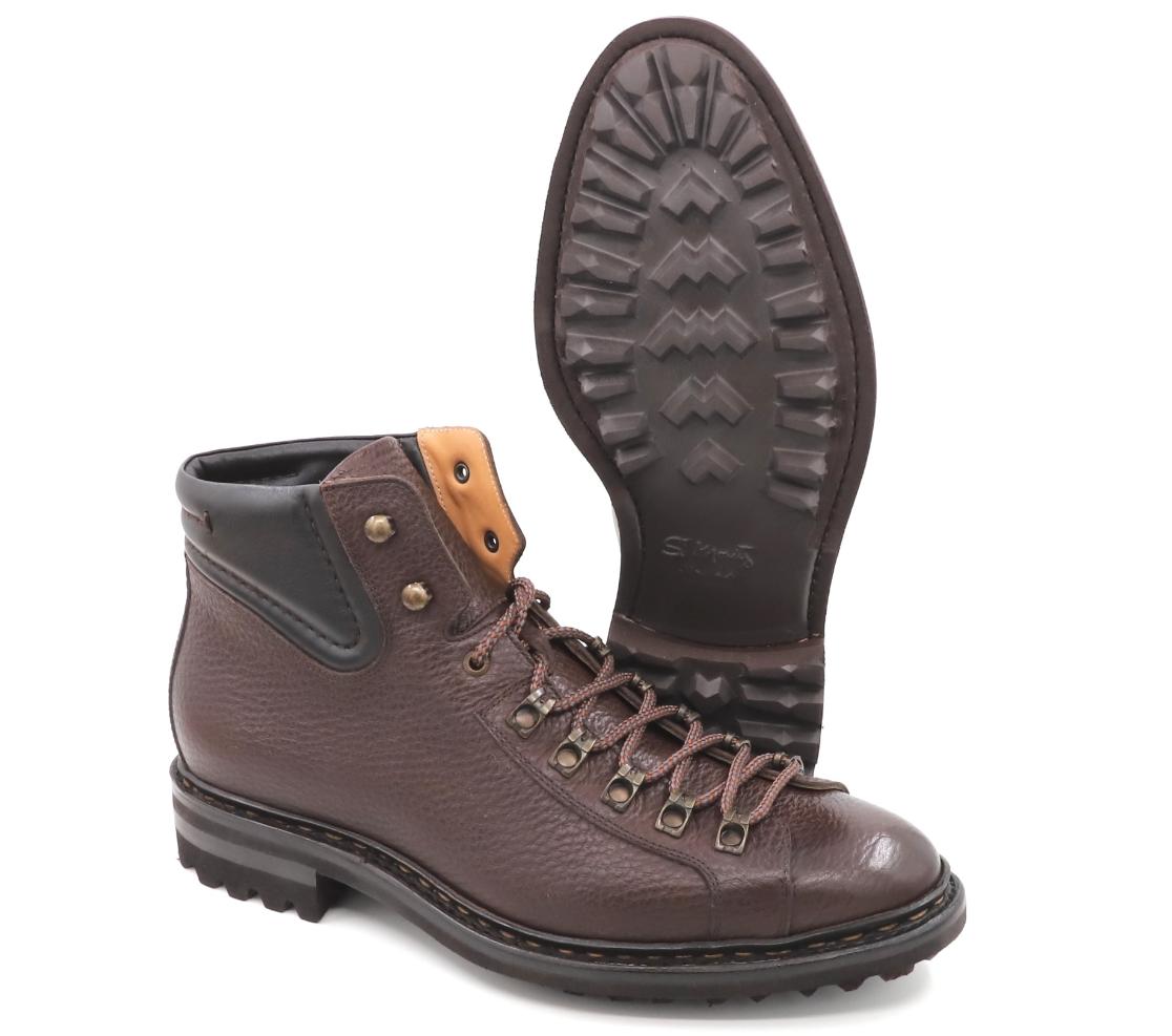 Lace-Up Boots - Bexon Rustic Inc Brown-Nappa Mast 8582