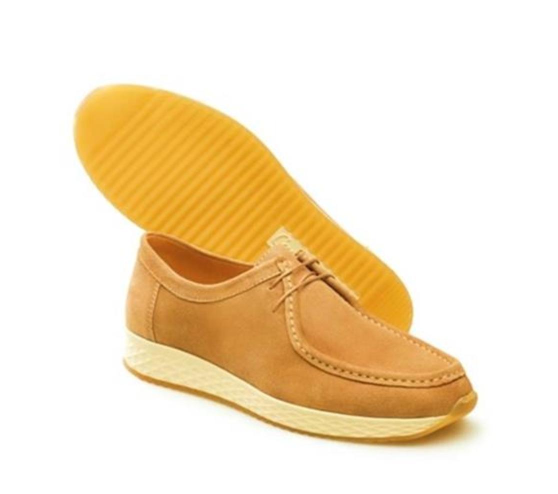Leather Sneakers - Brady Camurça Mast Cuoio