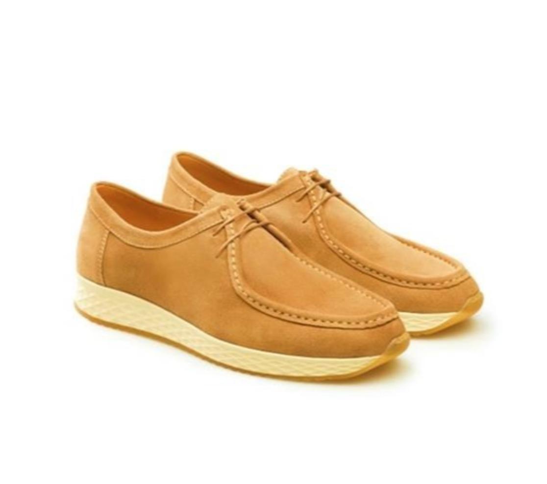 Leather Sneakers - Brady Camurça Mast Cuoio