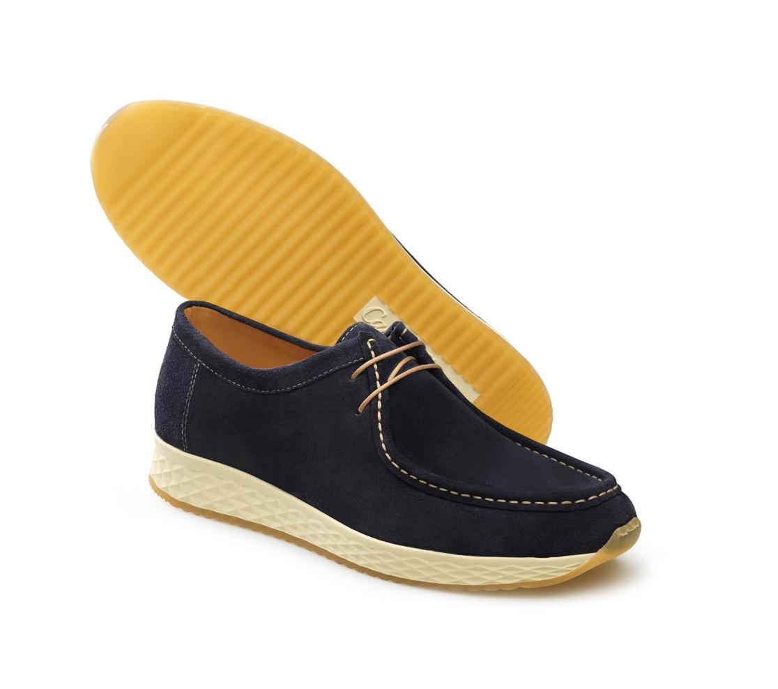 Leather Sneakers - Cameron Camurça 500 Blue