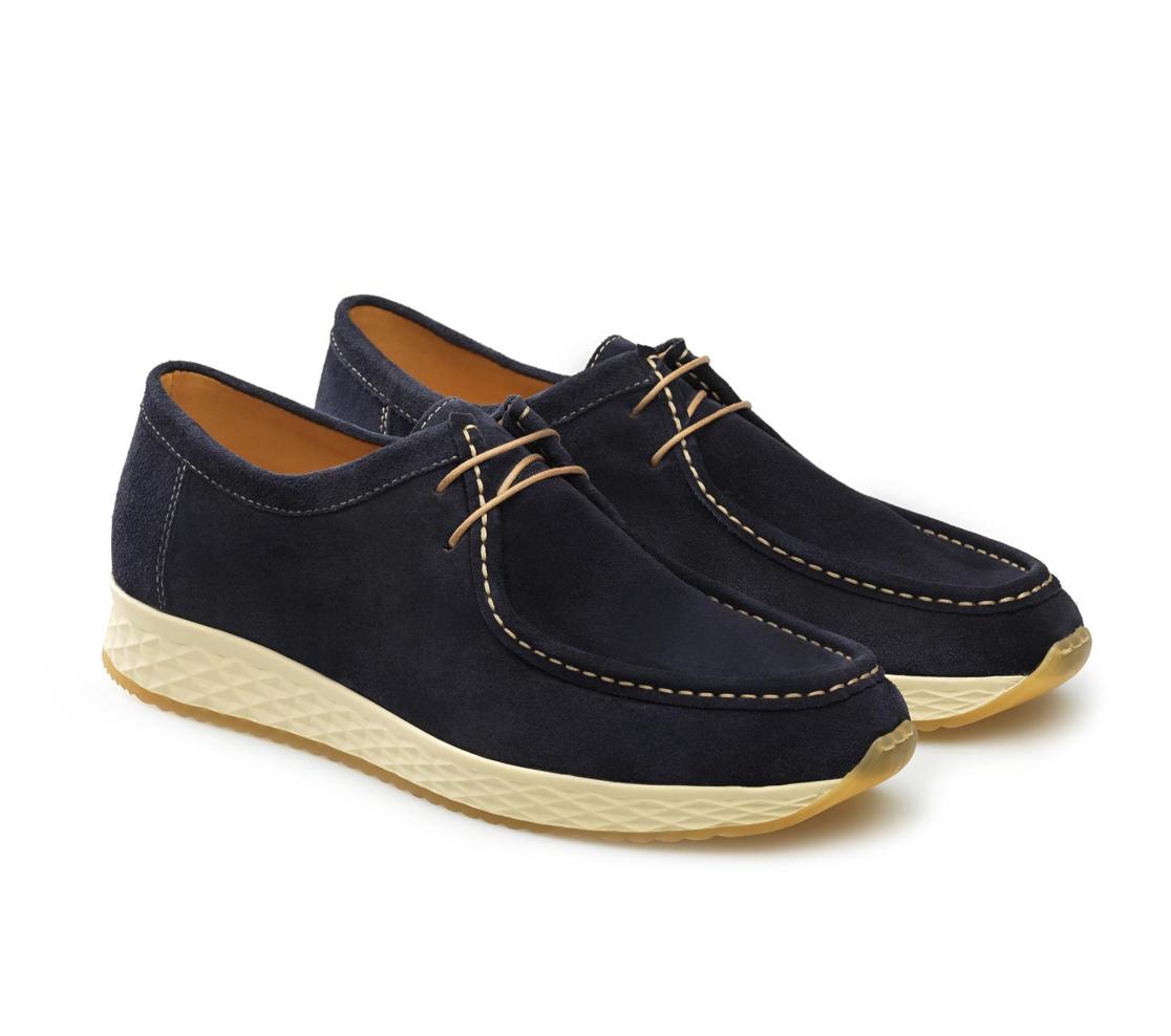 Leather Sneakers - Cameron Camurça 500 Blue