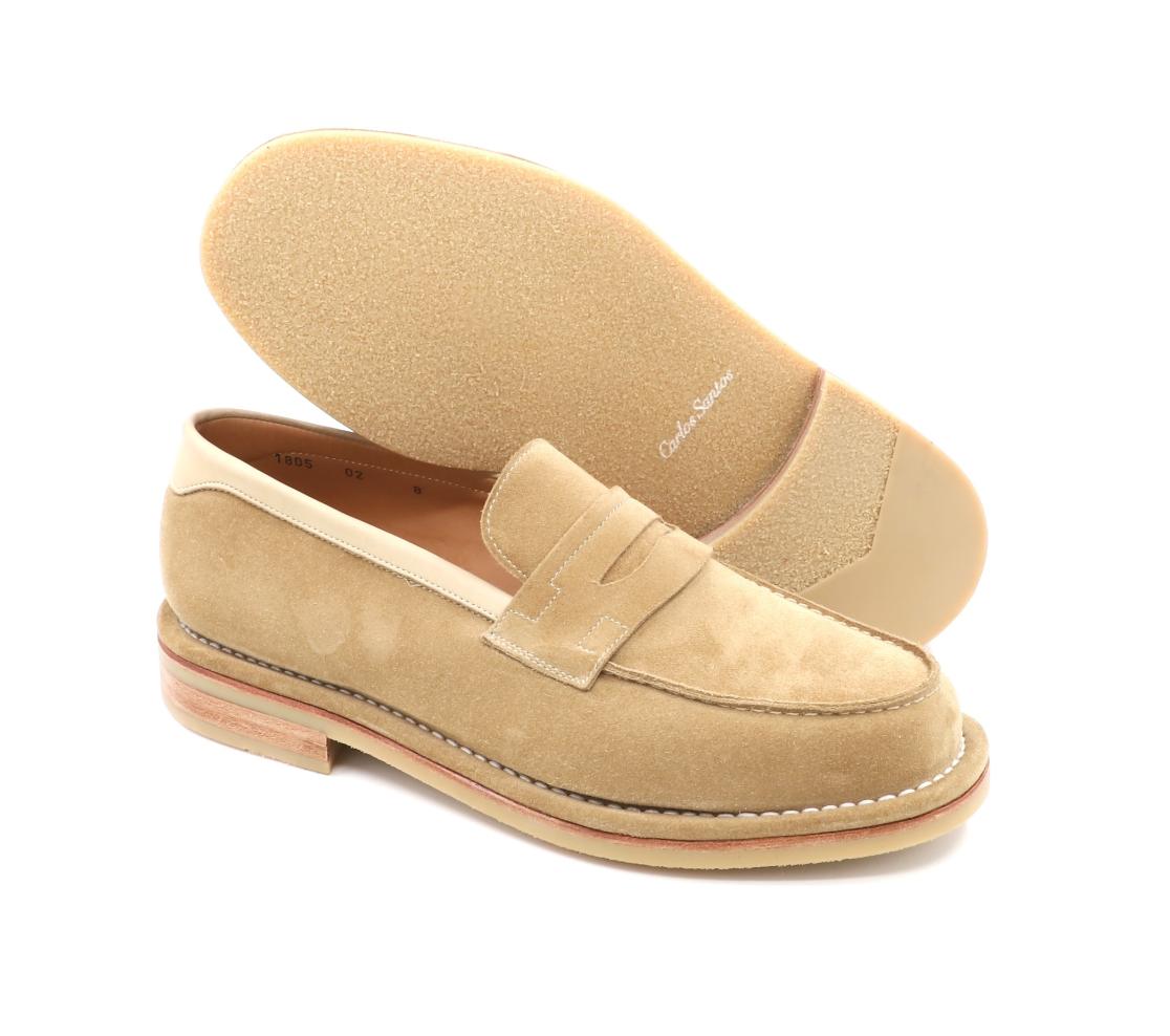 Suede Loafers - Carlton Suede Tan