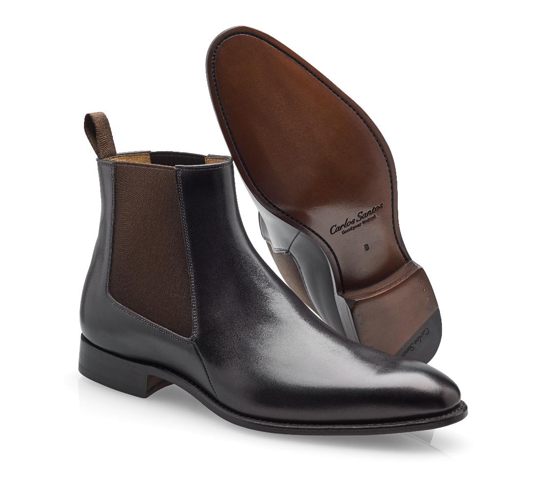 Chelsea Boots - Daniel Anilina Black Shadow