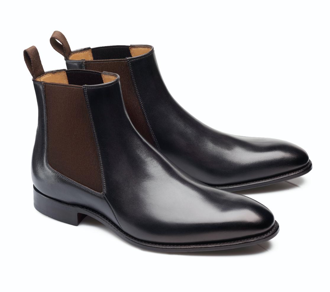 Chelsea Boots - Daniel Anilina Black Shadow