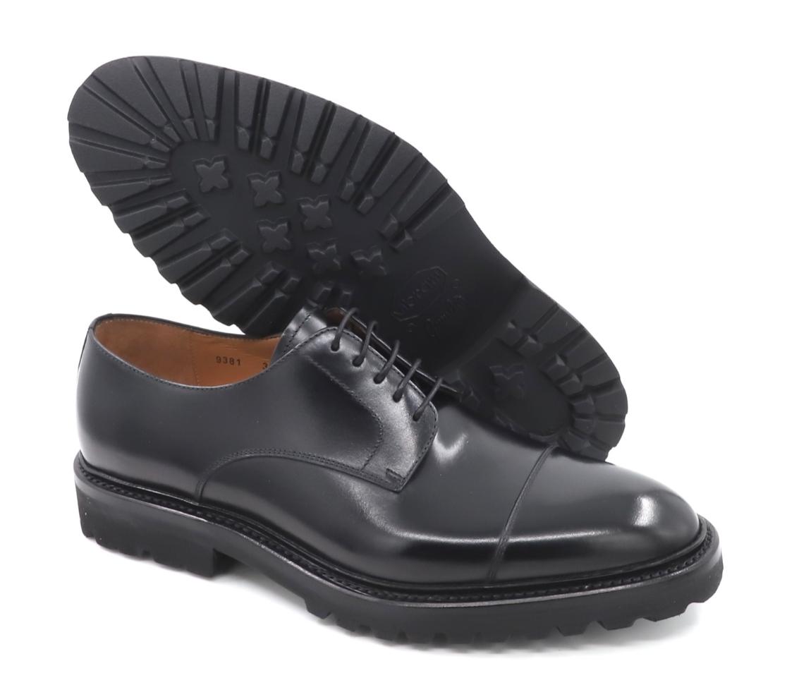 Derby Cap Toe Shoes - Denilson Anil Daf Noir 