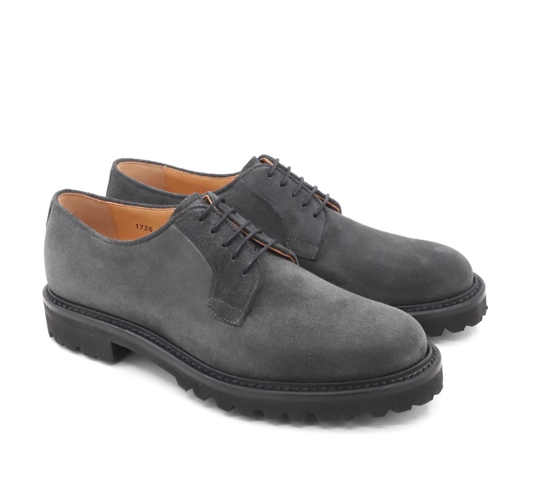 Derby Shoes - Devin Camurça Fox Asphalt