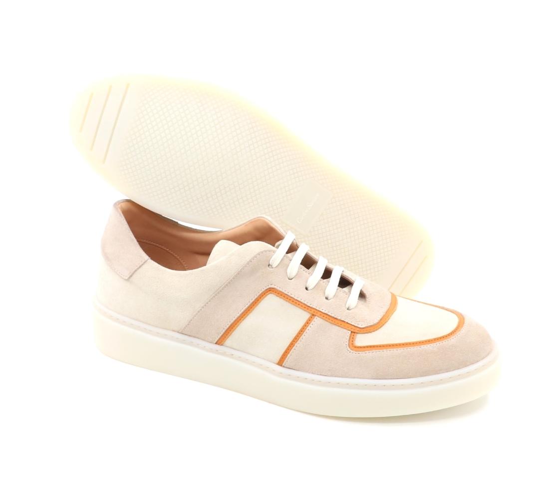 Leather Sneakers - Camurça Sonia Seppia-Camurça Sonia Goyser-Nappa Mast 8587