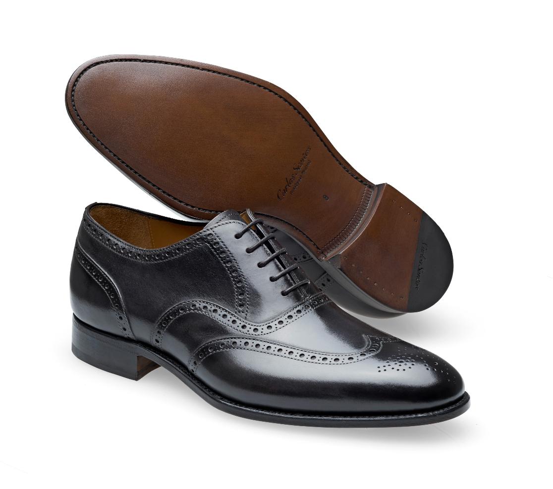 Sapatos Wingtip Brogue Oxford - Frank Black Shadow