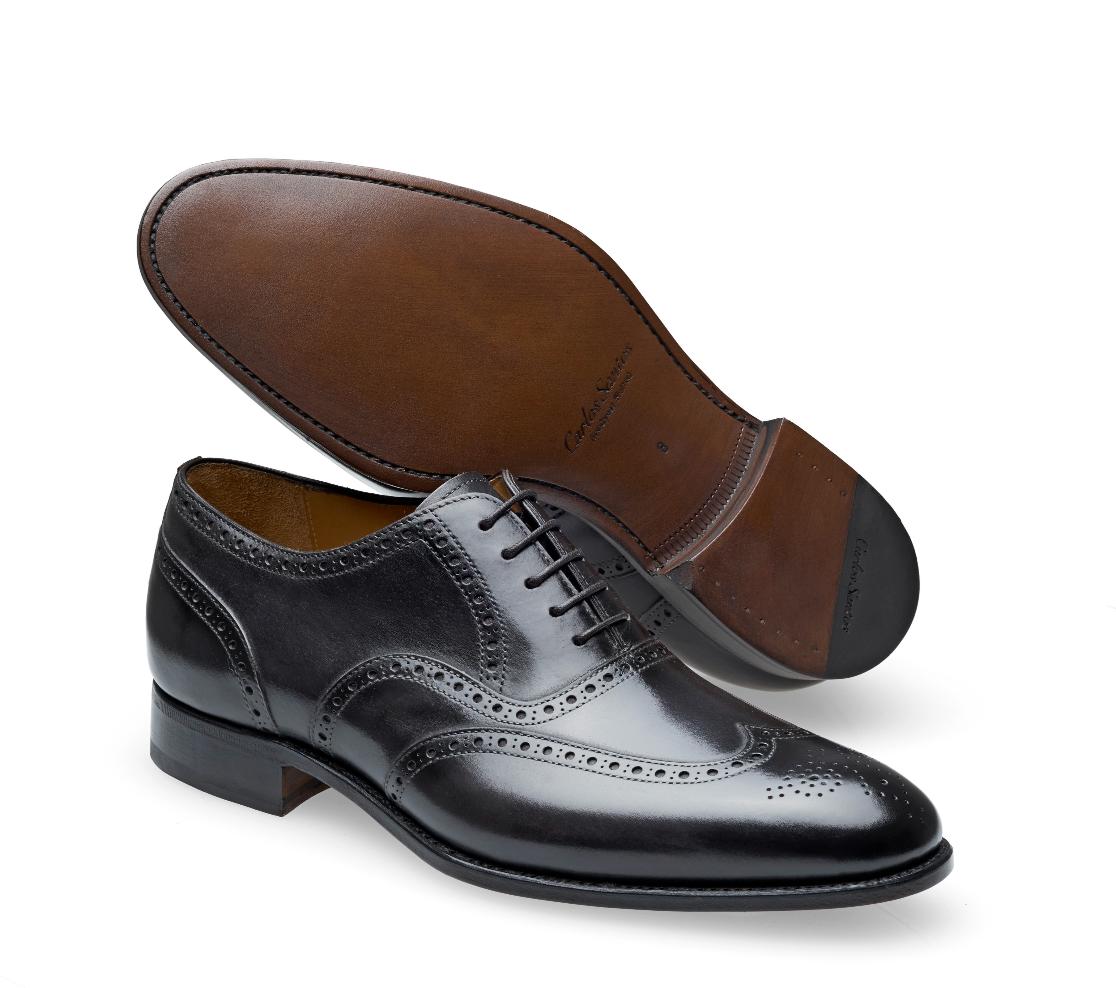 Sapatos Wingtip Brogue Oxford - Frank Noir Shadow