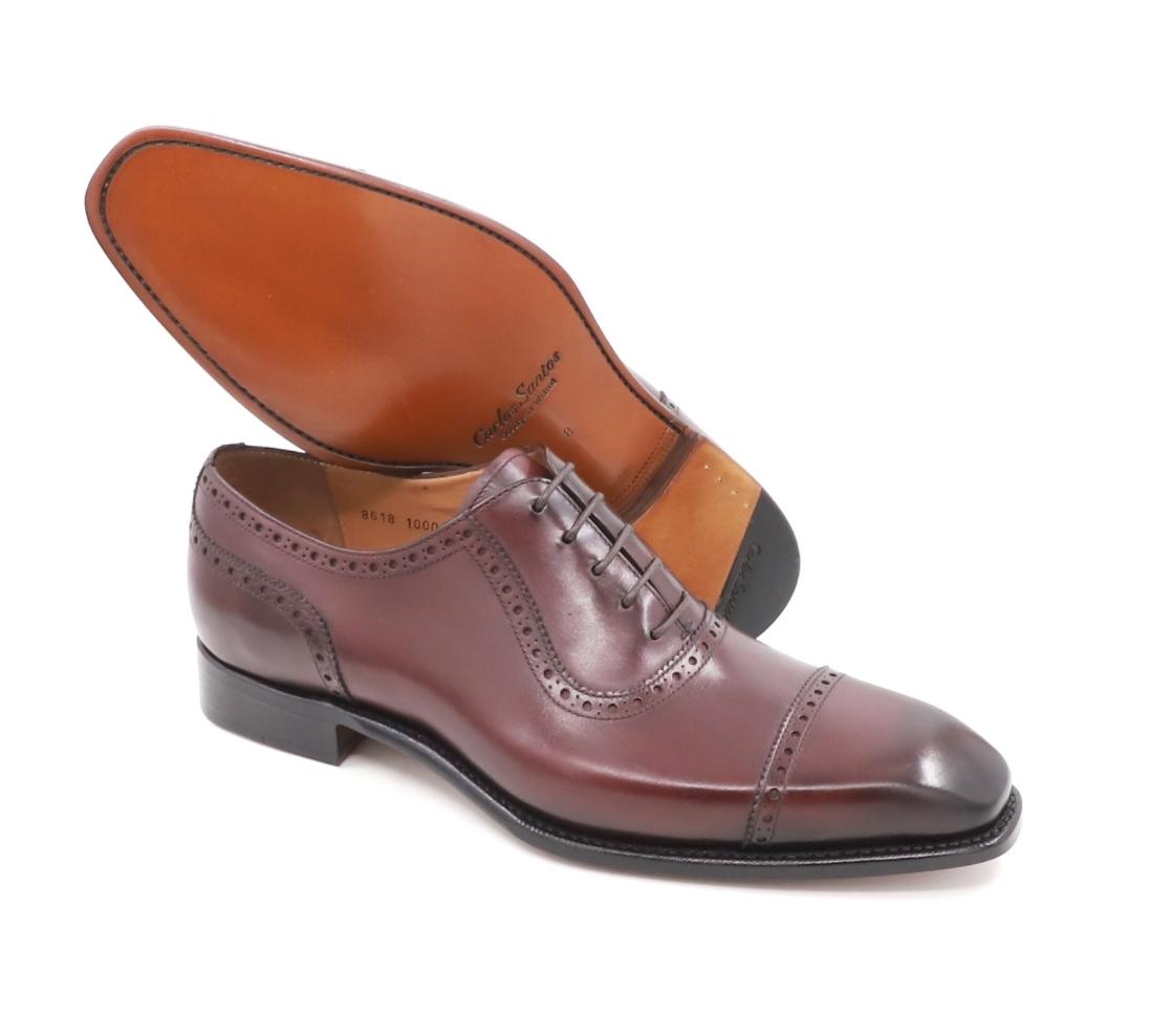 Chaussures Wingtip Brogue - Frederick Anilina Daf Wine