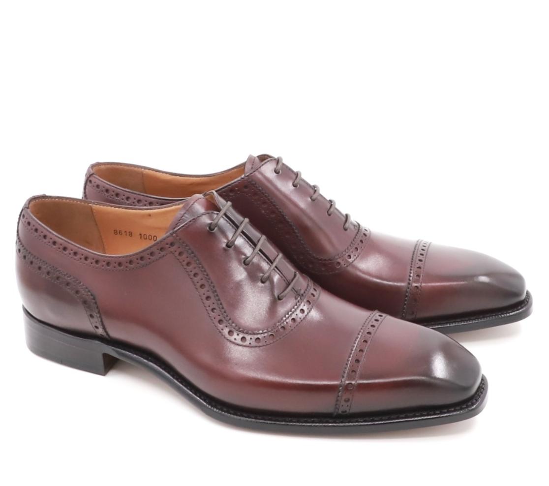 Sapatos Wingtip Brogue Oxford - Frederick Anilina Daf Wine