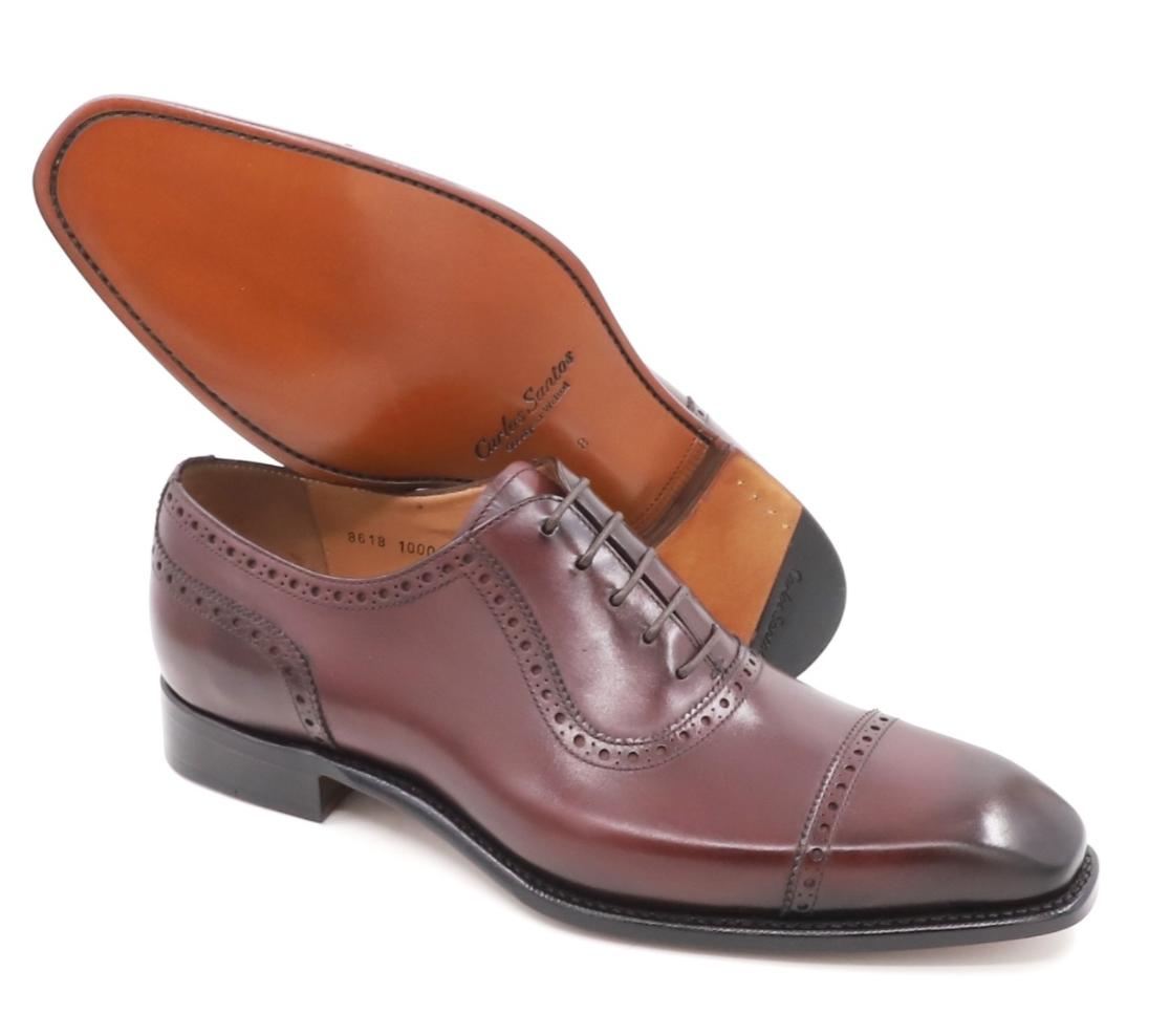 Sapatos Wingtip Brogue Oxford - Frederick Anilina Daf Wine