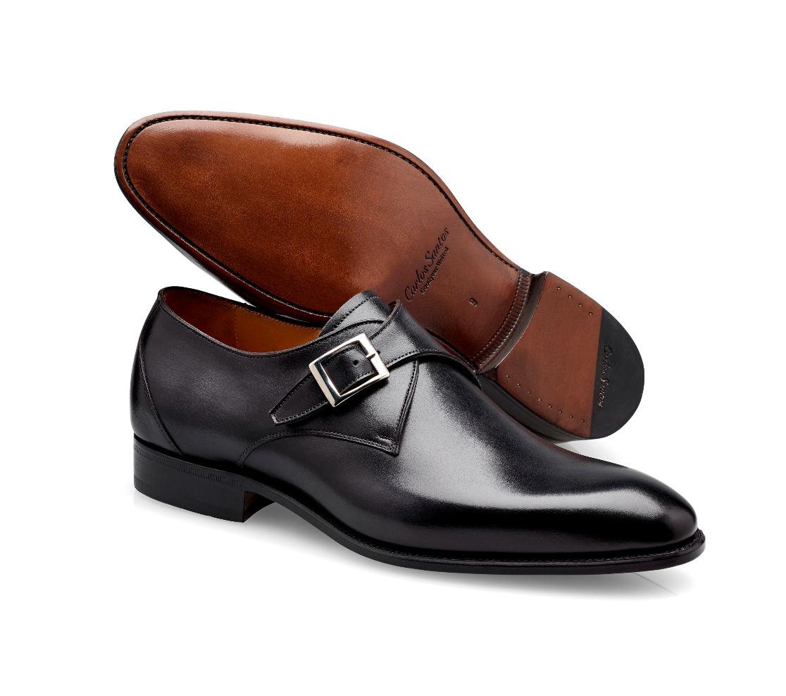 Chaussures Single Buckle - Gareth Anilina Black Shadow