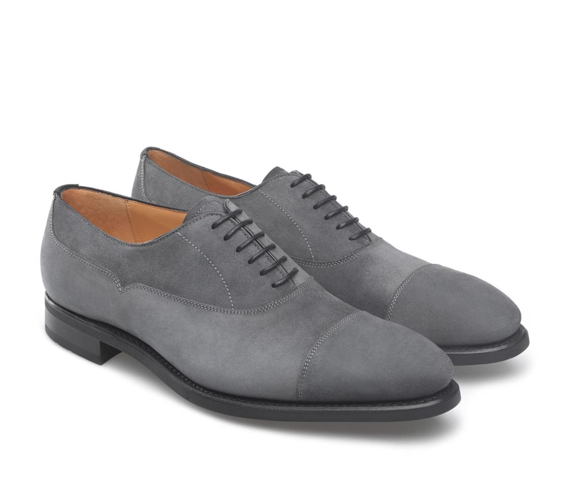 Chaussures Oxford Cap Toe - Griffin Camurça Fox Asphalt