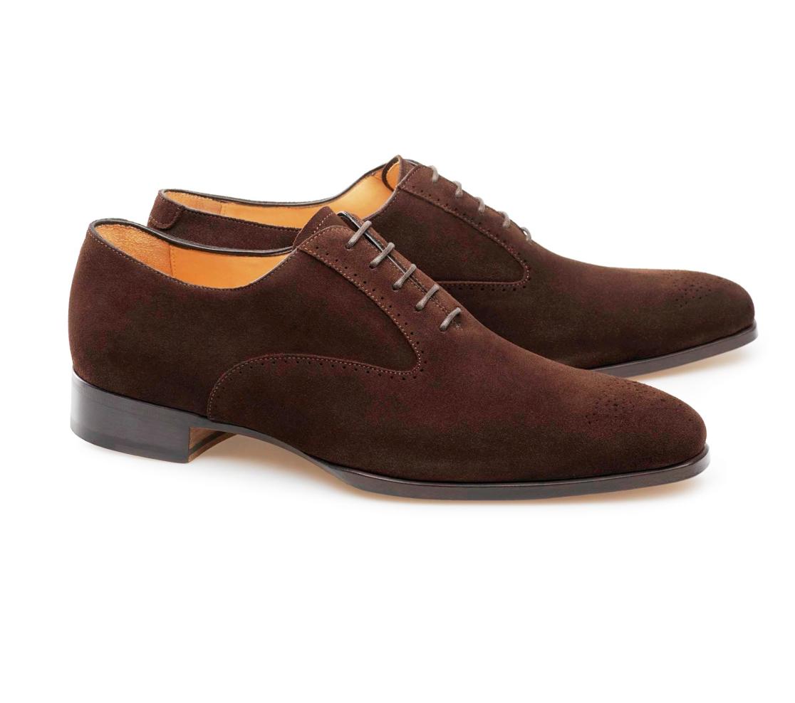 Sapatos Wingtip Brogue Oxford - Hazel Camurça 173