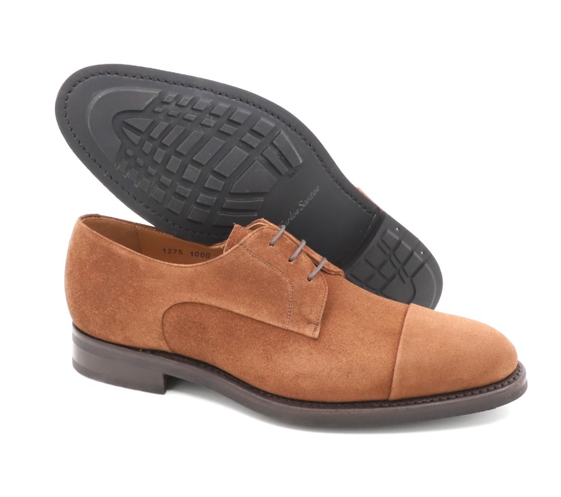 Sapatos Derby Cap Toe - Jacob Velours 105