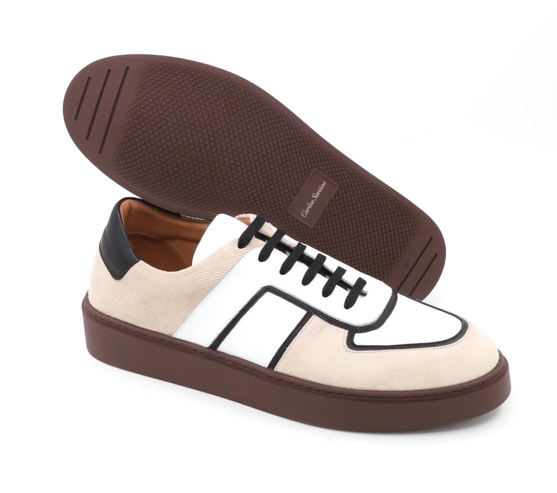 Leather Sneakers - Kaspen Camurça 500 Lavagna-Nappa Mast 8612-Camurça 500 Ri Stone