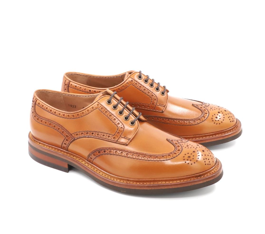 Sapatos Wingtip Brogue - Korden Anil 100 Tan