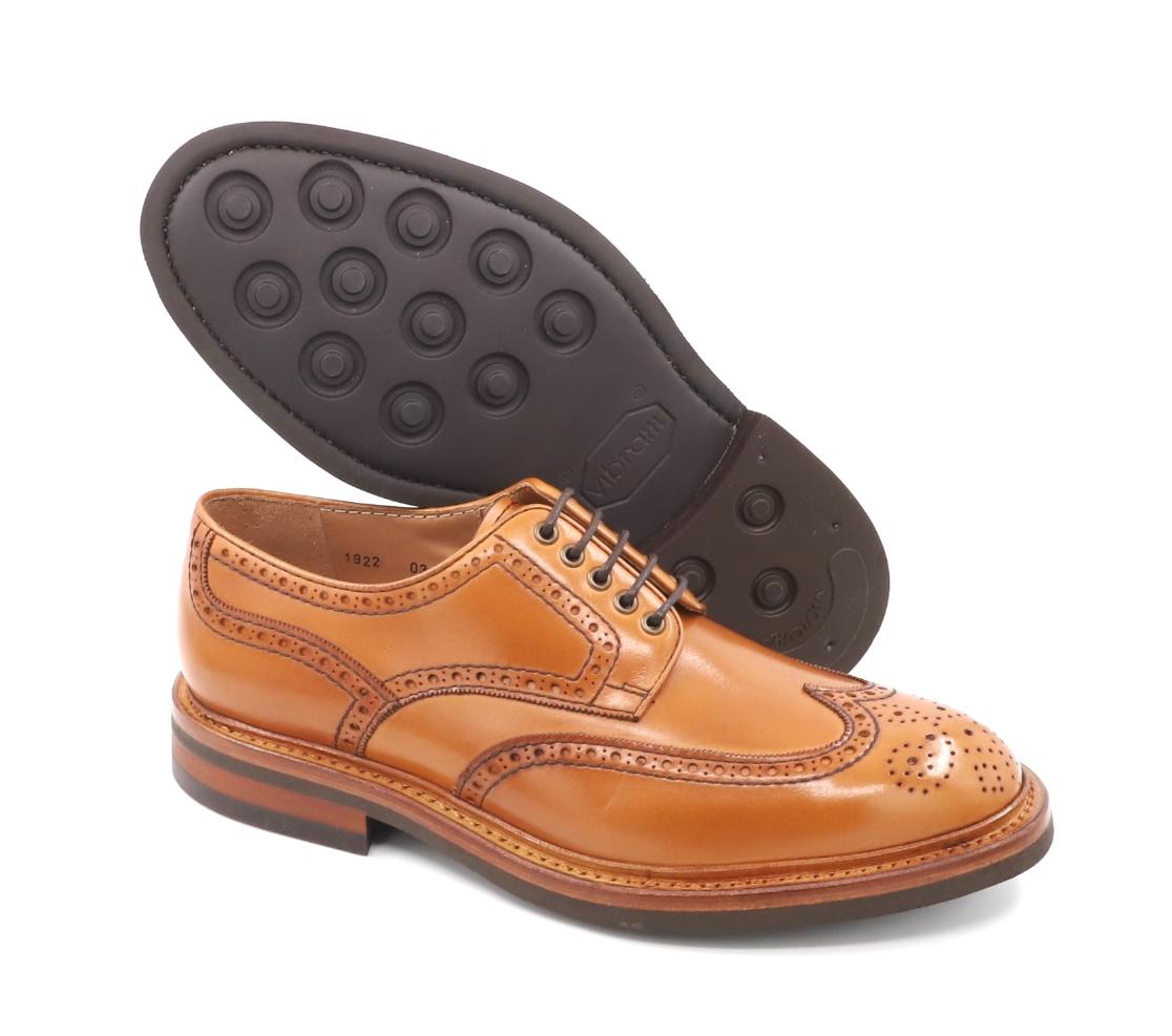Sapatos Wingtip Brogue - Korden Anil 100 Tan