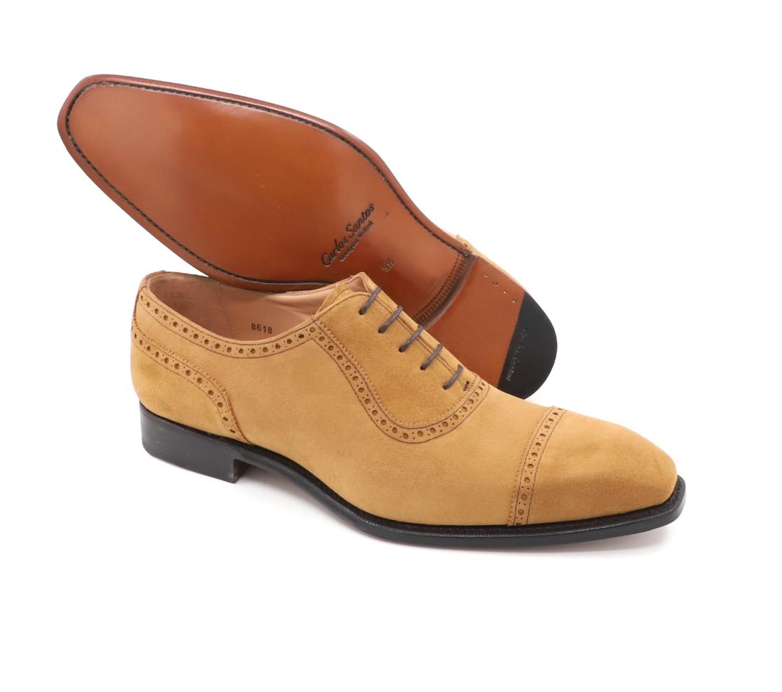 Sapatos Wingtip Brogue - Lawrence Camurça Mast Cuoio