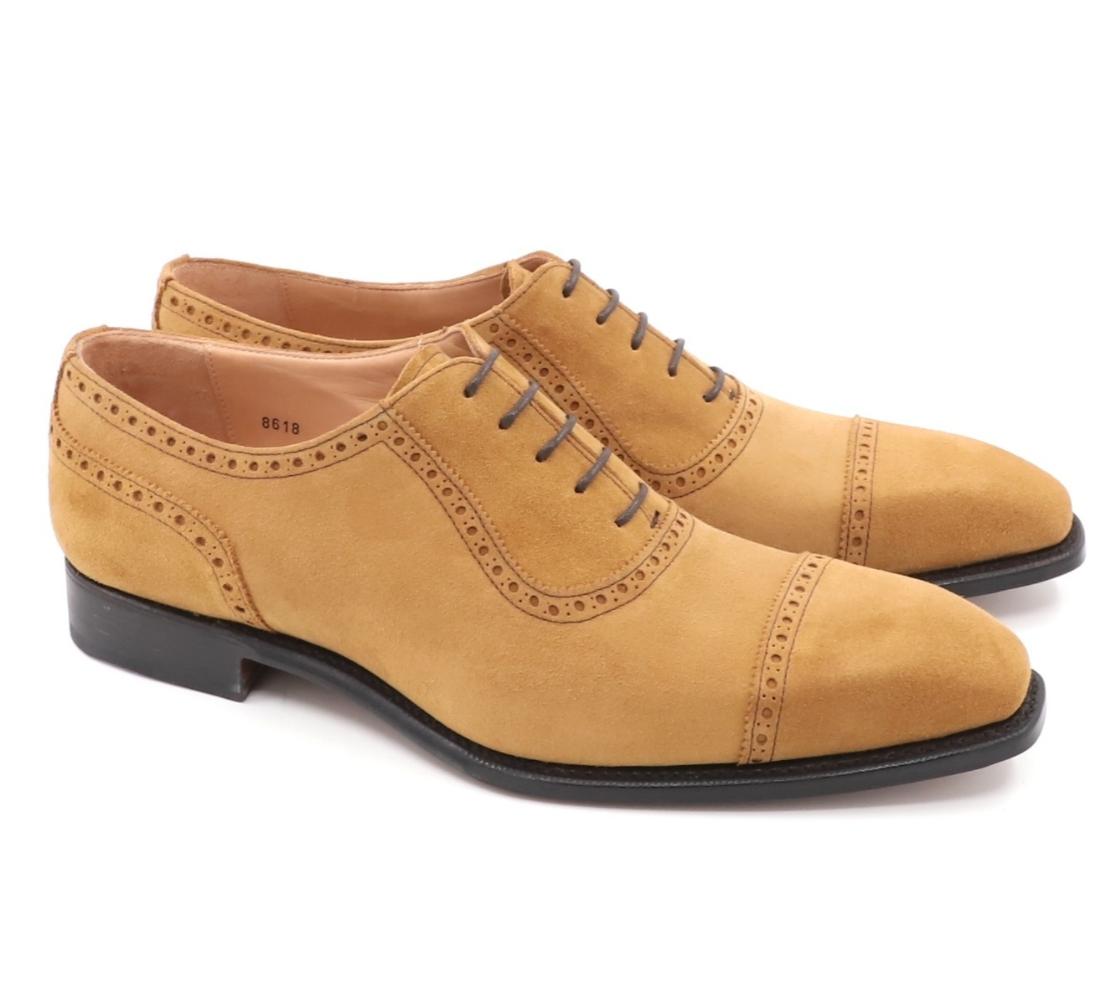 Chaussures Wingtip Brogue Oxford - Lawrence Camurça Mast Cuoio