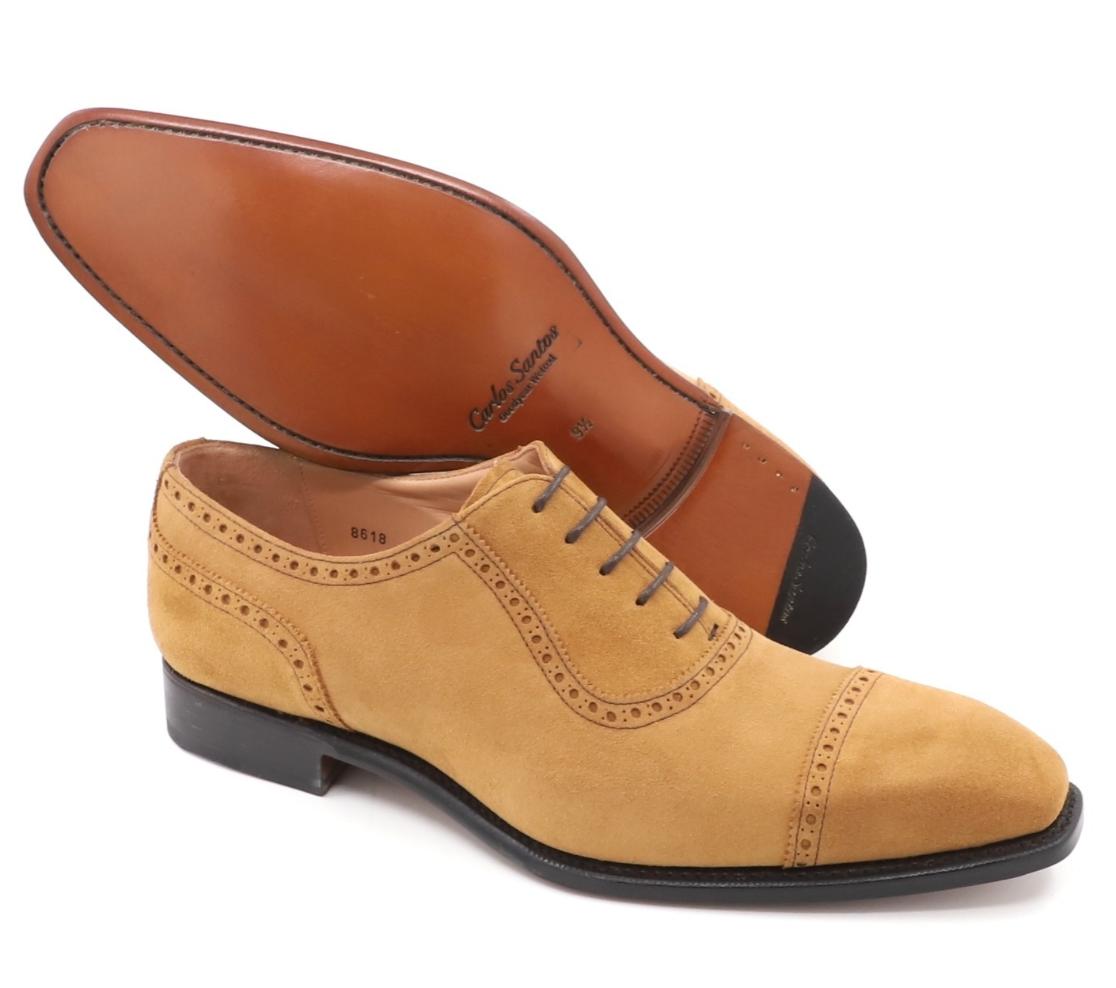 Chaussures Wingtip Brogue Oxford - Lawrence Camurça Mast Cuoio