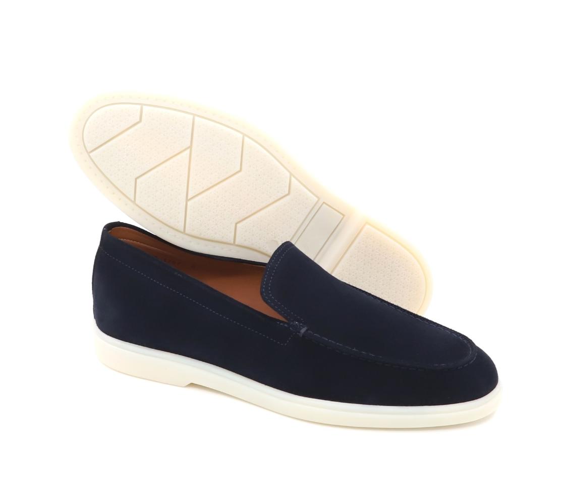 Leather Sneakers - Liam Camurça Mast Navy