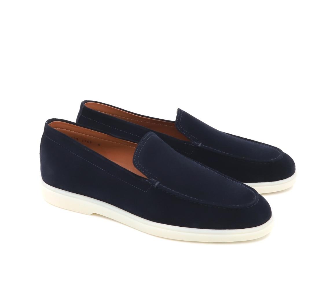 Leather Sneakers - Liam Camurça Mast Navy