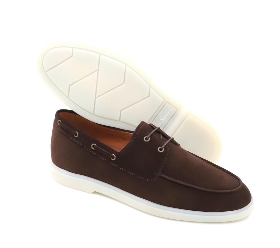 Leather Sneakers - Louie Camurça Fox Ebano