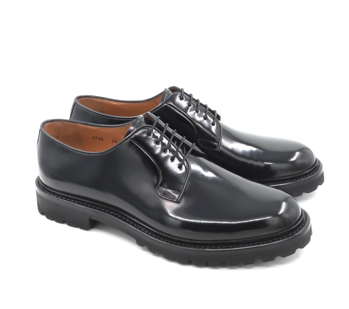 Cap Toe Shoes - Louis Polido Noir