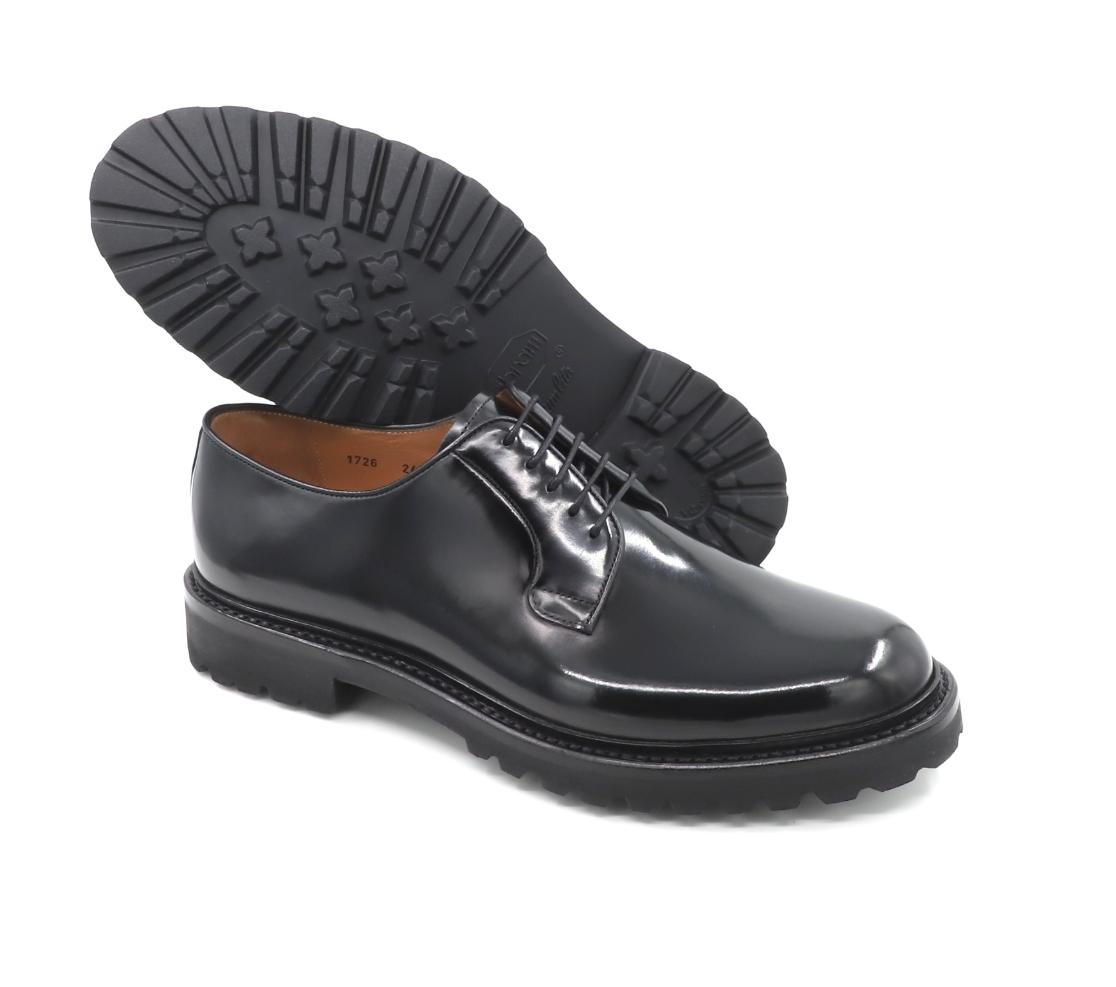Sapatos Cap Toe - Louis Polido Noir