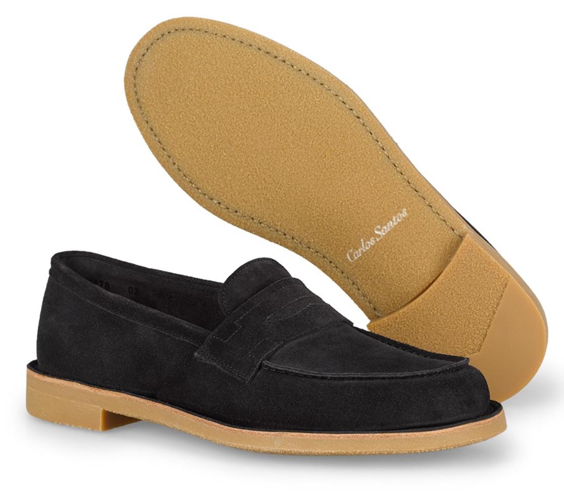 Mocassin Daim - Norm Camurça Sonia Off Black