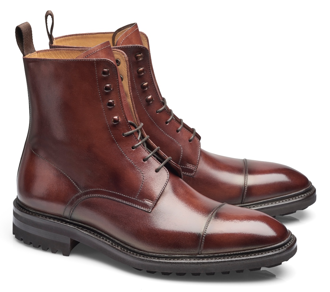 carlos santos lace up boots