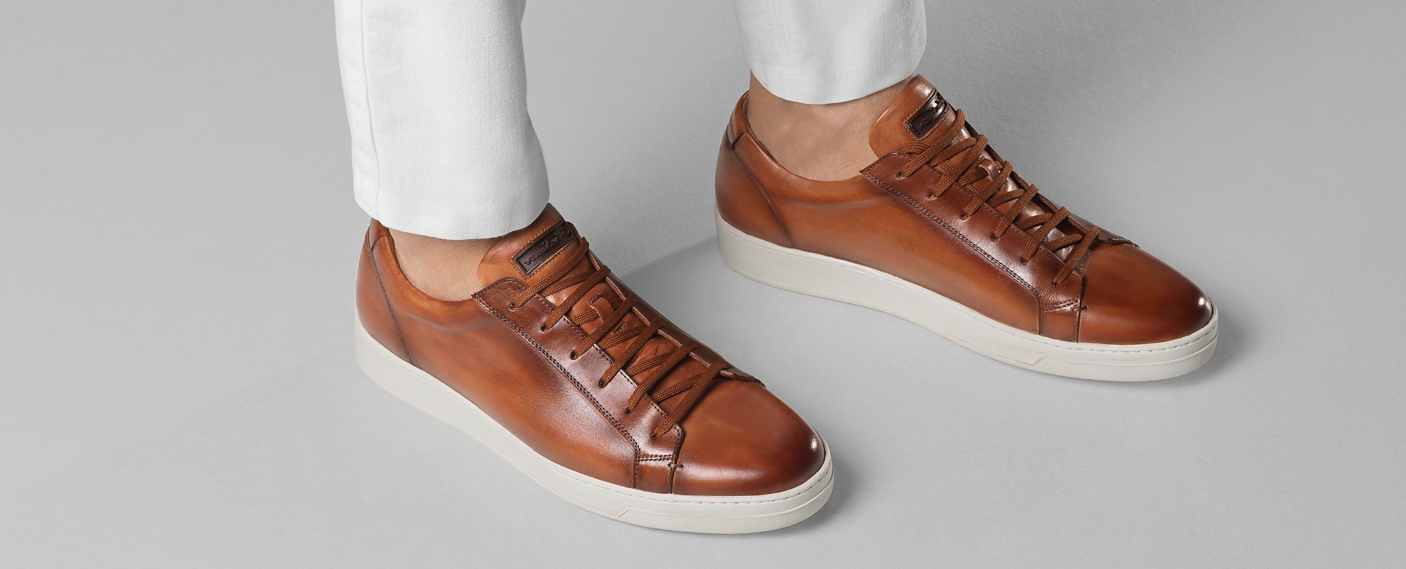 Leather Sneakers | Carlos Luxury Shoes